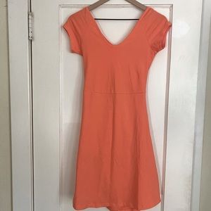 Pact Fit and Flare Crossback Mini Dress